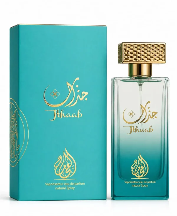 Jthaab Eau de Parfum bottle by Al Fakhama Al Malakia