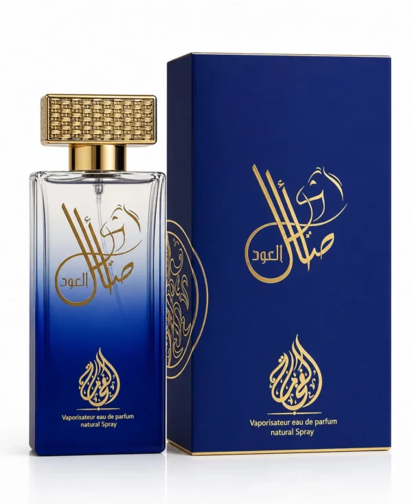 Dhilal Al Ooud Eau de Parfum bottle by Al Fakhama Al Malakia